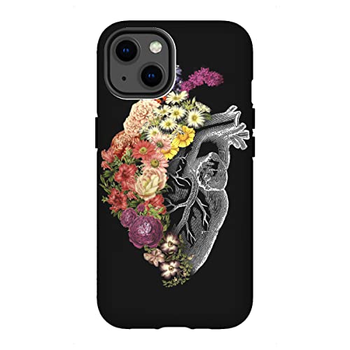 artboxONE Tough-Case Handyhülle für Apple iPhone 13 "Flower Heart Spring von Tobe Fonseca von artboxONE