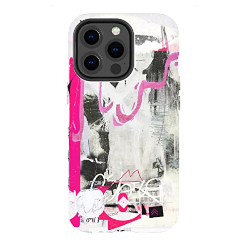 artboxONE Tough-Case Handyhülle für Apple iPhone 13 Pro Pink Soul von Sandrine Pagnoux von artboxONE