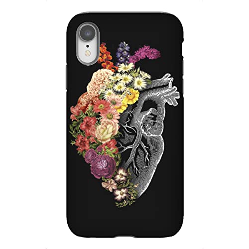 artboxONE Tough-Case Handyhülle für Apple iPhone XR Flower Heart Spring von Tobe Fonseca von artboxONE