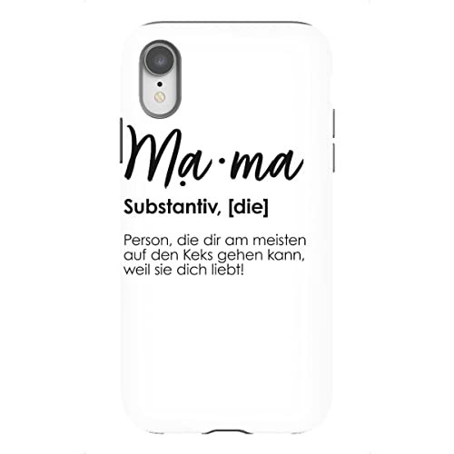 artboxONE Tough-Case Handyhülle für Apple iPhone XR Mama Definition - Typo von AB1 Edition von artboxONE