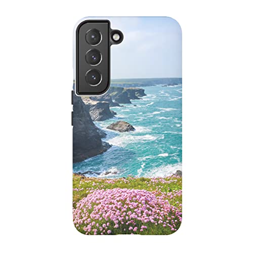 artboxONE Tough-Case Handyhülle für Samsung Galaxy S22 Frühling an Cornwalls Küste von Silvio Schoisswohl von artboxONE