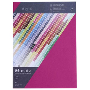 artoz Briefpapier Mosaic fuchsia DIN A4 90 g/qm 25 Blatt von artoz