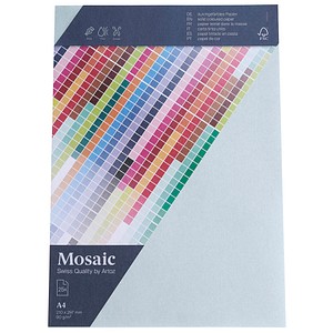 artoz Briefpapier Mosaic hellblau DIN A4 90 g/qm 25 Blatt von artoz