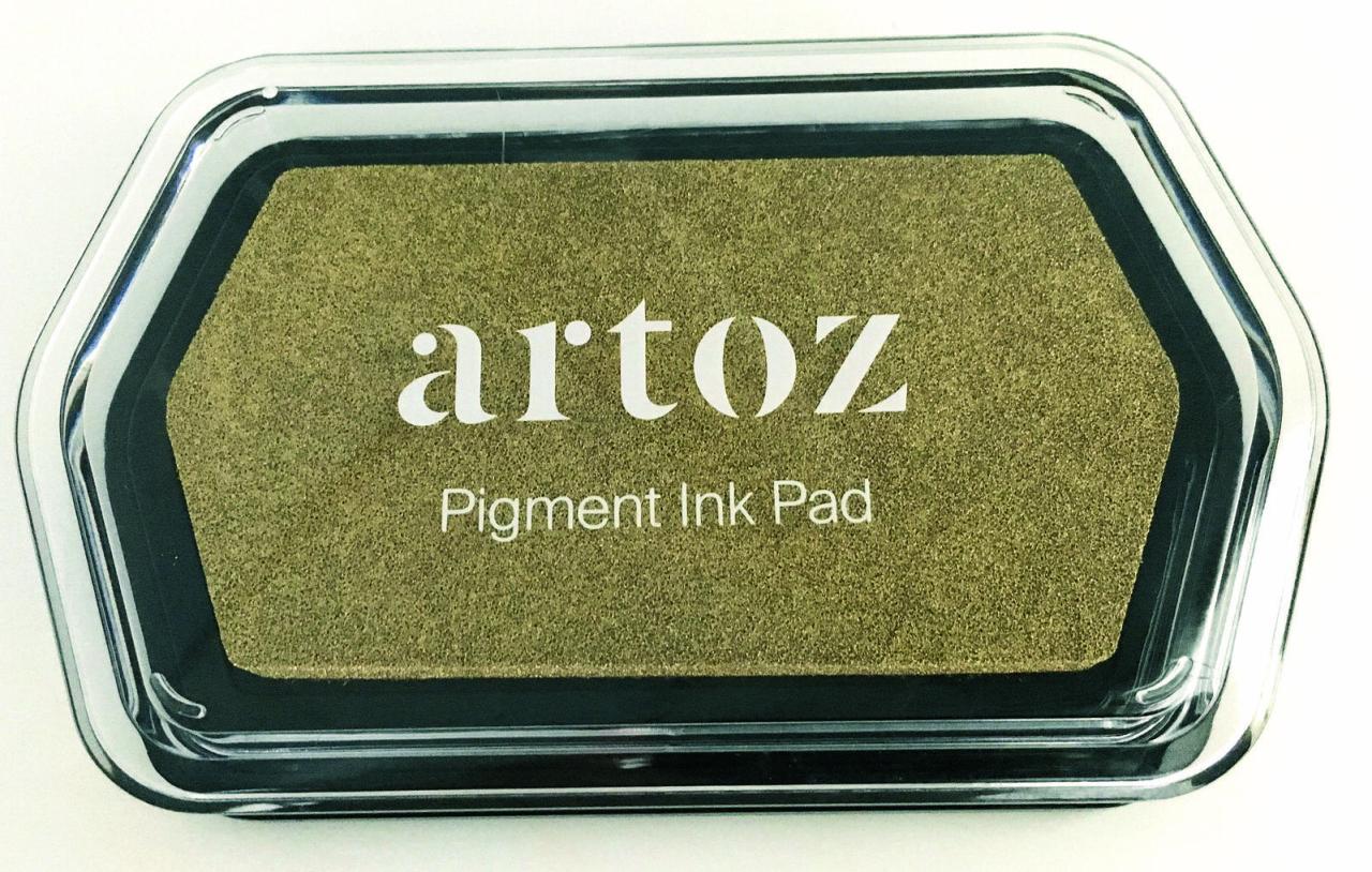 artoz Stempelkissen Artoz Stempelkissen gold 9,0 x 6,0 cm Gold von artoz