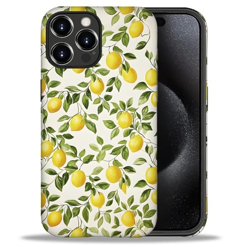 artslion 2 in 1 Cute Hülle für iPhone 15 Pro 6.1 Zoll, Stoßfest FallSchutz Handyhülle Grünes Zitronenblatt Sturzschutz Case artslion 2 in 1 Cute Hülle für iPhone 15 Pro 6.1 Zoll, Stoßfest FallSchutz Handyhülle Grünes Zitronenblatt Sturzschutz Case von artslion