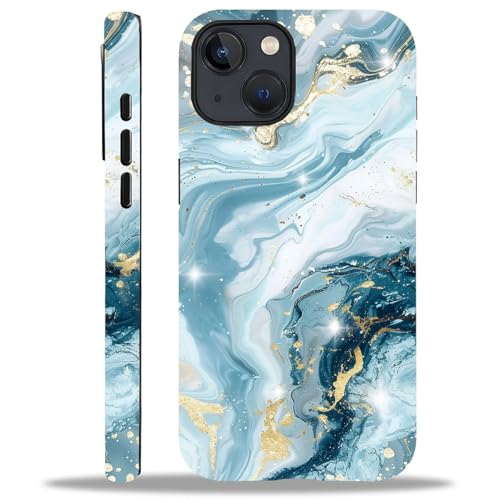 artslion Aesthetic Hülle für iPhone 15 mit Muster, Stoßfest & Kratzfest Anti-Rutsch Schutzhülle Blauer Marmor Design artslion Aesthetic Hülle für iPhone 15 mit Muster, Stoßfest & Kratzfest Anti-Rutsch Schutzhülle Blauer Marmor Design von artslion