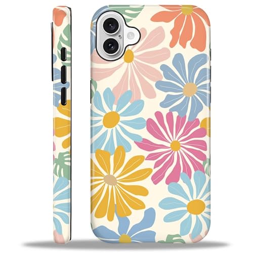 artslion Aesthetic Hülle für iPhone 16 mit Muster, Stoßfest & Kratzfest Anti-Rutsch Schutzhülle Blumen Design artslion Aesthetic Hülle für iPhone 16 mit Muster, Stoßfest & Kratzfest Anti-Rutsch Schutzhülle Blumen Design von artslion