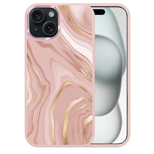 artslion Magnetisch Hülle für iPhone 13/14 6,1 Zoll Kompatibel mit MagSafe, Handyhülle Rückseite Stoßfest Schutzhülle-Rosa vergoldet Muster artslion Magnetisch Hülle für iPhone 13/14 6,1 Zoll Kompatibel mit MagSafe, Handyhülle Rückseite Stoßfest Schutzhülle-Rosa vergoldet Muster von artslion