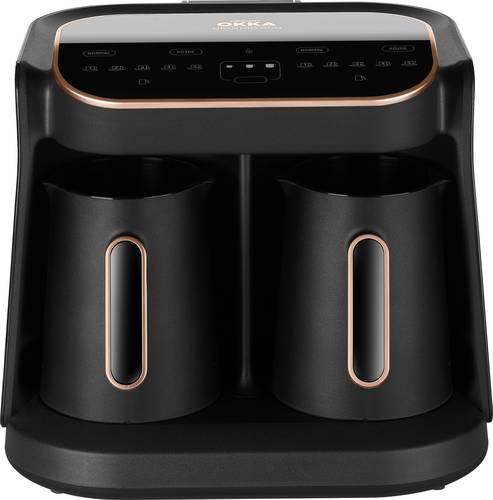 Arzum Okka Grandio Duo Mokka-Kaffeemaschine Schwarz, Bronze Fassungsvermögen Tassen=10 Display von arzum