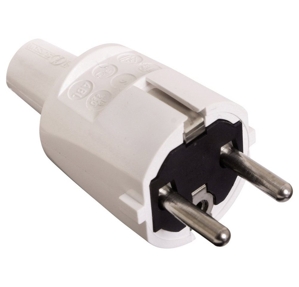 as Schwabe AS Schwabe 62221 Schutzkontaktstecker PVC 230 V Weiß IP20 Steckernetzteil von as Schwabe