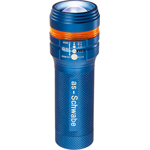 as-Schwabe XT1 LED Taschenlampe blau 11,0 cm, 70/100 Lumen von as-Schwabe