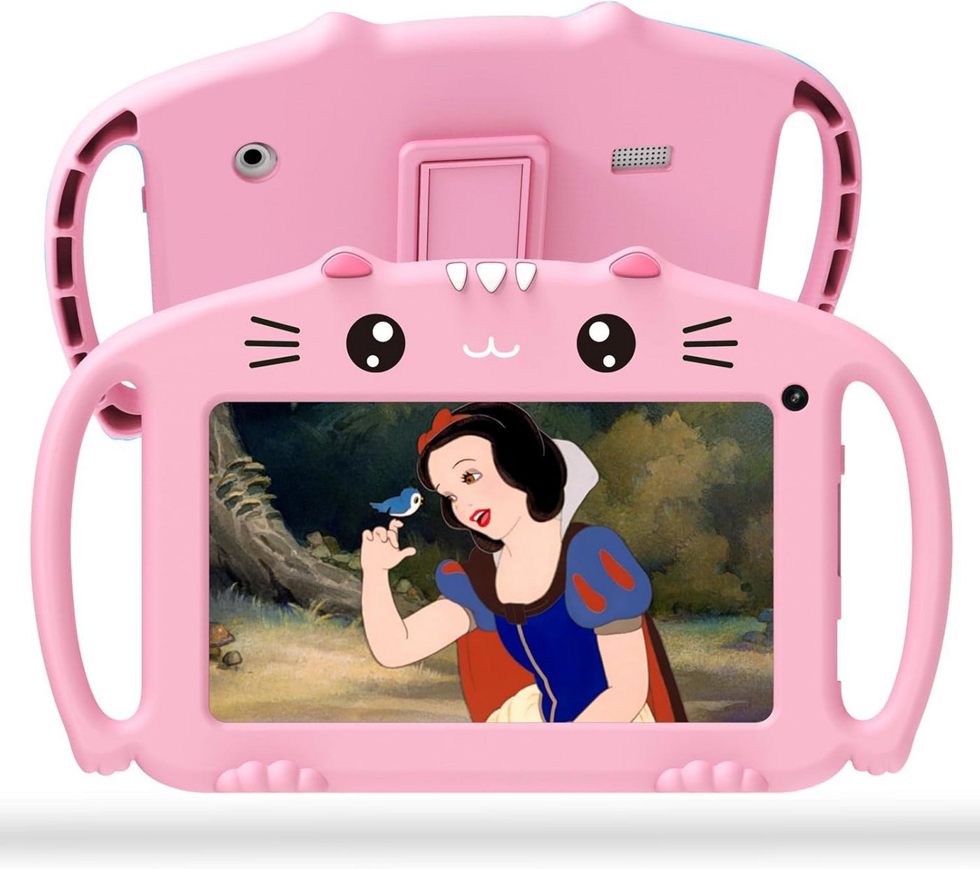 ascrecem Für Kinder mit WiFi Bluetooth Quad Core Tablet (7", 32 GB, Andriod 10, Kindgerechte Hülle Kindertablet Vorinstallierte Bildungs-APP) von ascrecem