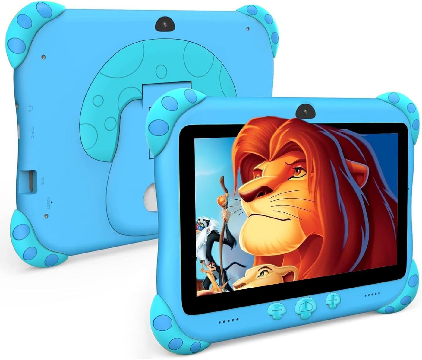 ascrecem für Kinder mit WiFi Dual Kamera Bluetooth,Kindersicherung,Quad Core Tablet (7", 32 GB, Android, mit HD-Display,WiFi, Kindersicherung, vorinstallierte Kindersoftware) von ascrecem