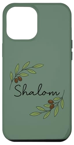 Shalom Olivenzweig, biblisches Friedens-Design Hülle für iPhone 12 Pro Max von ass