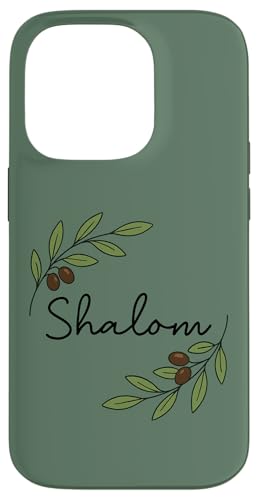 Shalom Olivenzweig, biblisches Friedens-Design Hülle für iPhone 14 Pro Shalom Olivenzweig, biblisches Friedens-Design Hülle für iPhone 14 Pro von ass