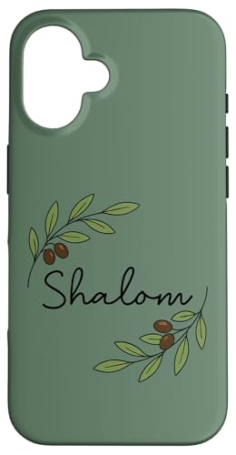 Shalom Olivenzweig, biblisches Friedens-Design Hülle für iPhone 16 Shalom Olivenzweig, biblisches Friedens-Design Hülle für iPhone 16 von ass