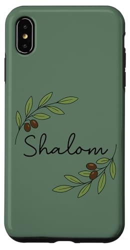 Shalom Olivenzweig, biblisches Friedens-Design Hülle für iPhone XS Max Shalom Olivenzweig, biblisches Friedens-Design Hülle für iPhone XS Max von ass
