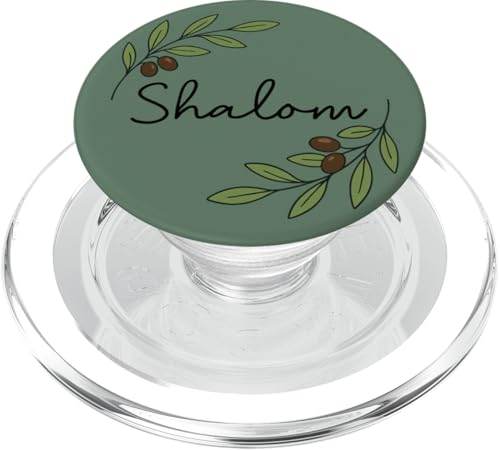 Shalom Olivenzweig, biblisches Friedens-Design PopSockets PopGrip für MagSafe Shalom Olivenzweig, biblisches Friedens-Design PopSockets PopGrip für MagSafe von ass