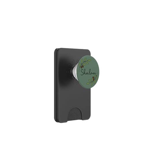 Shalom Olivenzweig, biblisches Friedens-Design PopSockets PopWallet für MagSafe Shalom Olivenzweig, biblisches Friedens-Design PopSockets PopWallet für MagSafe von ass