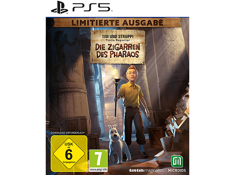 Tim und Struppi - Die Zigarren des Pharaos Limitierte Ausgabe [PlayStation 5] von astragon/Microids
