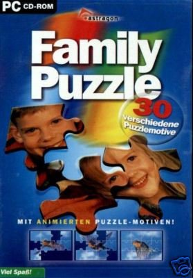 Family Puzzle, CD-ROM 30 verschiedene Puzzlemotive mit animierten Puzzle-Motiven. Für Windows 95/98/Me/2000/XP von astragon Software