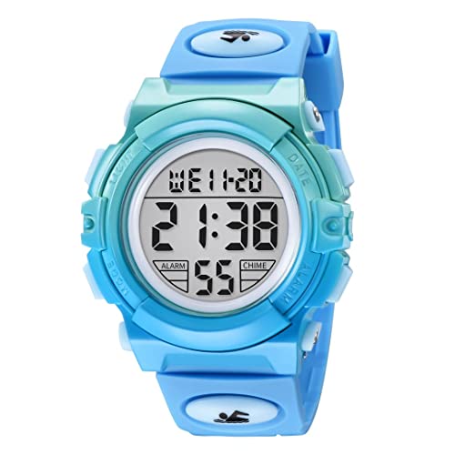 aswan watch Digitaluhr Kinder Jungen mit Wecker,Stoppuhr,LED Licht,Datum-Sport Armbanduhr mit Silikonarmband-M aswan watch Digitaluhr Kinder Jungen mit Wecker,Stoppuhr,LED Licht,Datum-Sport Armbanduhr mit Silikonarmband-M von aswan watch