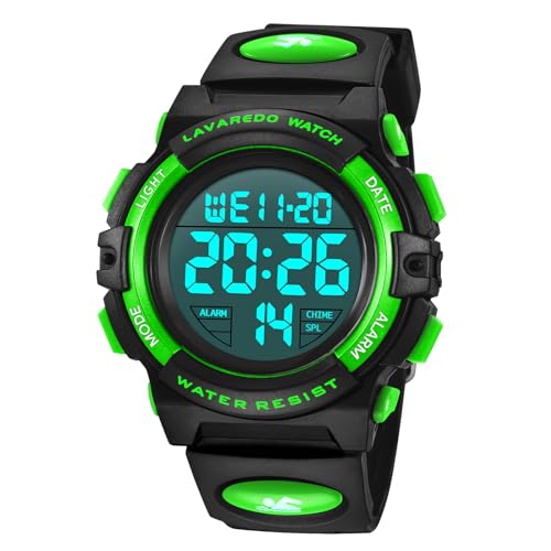 aswan watch Digitaluhr Kinder Jungen mit Wecker,Stoppuhr,LED Licht,Datum-Sport Armbanduhr mit Silikonarmband-M aswan watch Digitaluhr Kinder Jungen mit Wecker,Stoppuhr,LED Licht,Datum-Sport Armbanduhr mit Silikonarmband-M von aswan watch