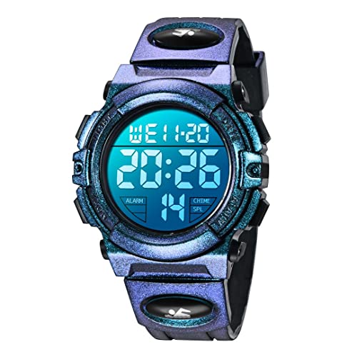 aswan watch Digitaluhr Kinder Jungen mit Wecker,Stoppuhr,LED Licht,Datum-Sport Armbanduhr mit Silikonarmband-M aswan watch Digitaluhr Kinder Jungen mit Wecker,Stoppuhr,LED Licht,Datum-Sport Armbanduhr mit Silikonarmband-M von aswan watch
