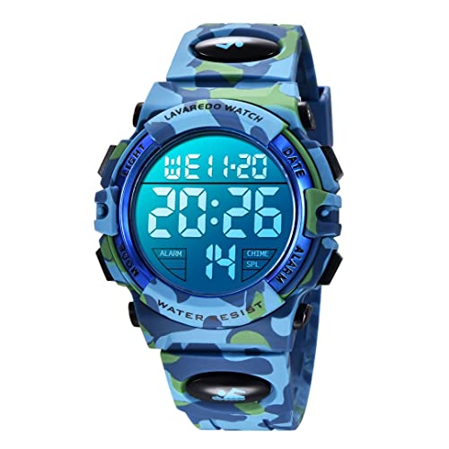aswan watch Digitaluhr Kinder Jungen mit Wecker,Stoppuhr,LED Licht,Datum-Sport Armbanduhr mit Silikonarmband-M aswan watch Digitaluhr Kinder Jungen mit Wecker,Stoppuhr,LED Licht,Datum-Sport Armbanduhr mit Silikonarmband-M von aswan watch