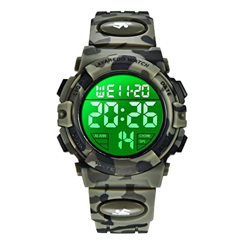 aswan watch Digitaluhr Kinder Jungen mit Wecker,Stoppuhr,LED Licht,Datum-Sport Armbanduhr mit Silikonarmband-M aswan watch Digitaluhr Kinder Jungen mit Wecker,Stoppuhr,LED Licht,Datum-Sport Armbanduhr mit Silikonarmband-M von aswan watch
