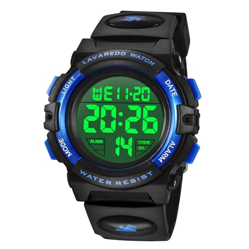 aswan watch Digitaluhr Kinder Jungen mit Wecker,Stoppuhr,LED Licht,Datum-Sport Armbanduhr mit Silikonarmband-M aswan watch Digitaluhr Kinder Jungen mit Wecker,Stoppuhr,LED Licht,Datum-Sport Armbanduhr mit Silikonarmband-M von aswan watch