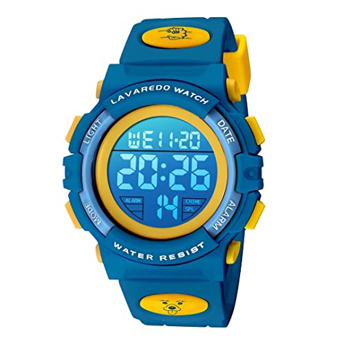 aswan watch Digitaluhr Kinder Jungen mit Wecker,Stoppuhr,LED Licht,Datum-Sport Armbanduhr mit Silikonarmband-M aswan watch Digitaluhr Kinder Jungen mit Wecker,Stoppuhr,LED Licht,Datum-Sport Armbanduhr mit Silikonarmband-M von aswan watch