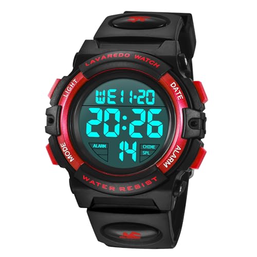 aswan watch Digitaluhr Kinder Jungen mit Wecker,Stoppuhr,LED Licht,Datum-Sport Armbanduhr mit Silikonarmband-M aswan watch Digitaluhr Kinder Jungen mit Wecker,Stoppuhr,LED Licht,Datum-Sport Armbanduhr mit Silikonarmband-M von aswan watch