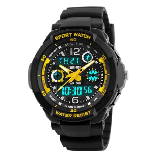 aswan watch Digitaluhr Kinder Jungen mit Wecker,Stoppuhr,LED Licht,Datum-Sport Armbanduhr mit Silikonarmband aswan watch Digitaluhr Kinder Jungen mit Wecker,Stoppuhr,LED Licht,Datum-Sport Armbanduhr mit Silikonarmband von aswan watch