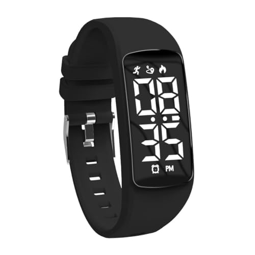 aswan watch Digitaluhr Kinder Mädchen Jungen mit Schrittzähler,Wecker,Stoppuhr, Distanz,Datum-Sport Armbanduhr ohne App und Handy mit Silikonarmband von aswan watch