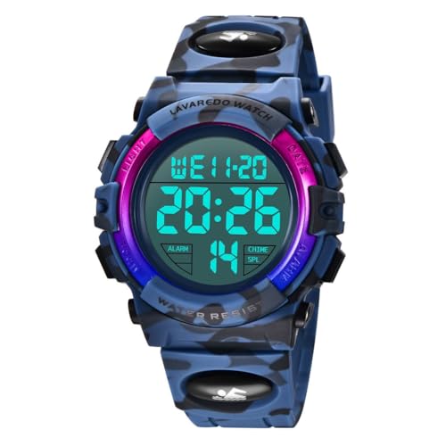 aswan watch Digitaluhr Kinder Mädchen Jungen mit Wecker,Stoppuhr,LED Licht,Datum-Sport Armbanduhr mit Silikonarmband aswan watch Digitaluhr Kinder Mädchen Jungen mit Wecker,Stoppuhr,LED Licht,Datum-Sport Armbanduhr mit Silikonarmband von aswan watch