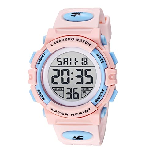 aswan watch Digitaluhr Kinder Mädchen mit Wecker,Stoppuhr,LED Licht,Datum-Sport Armbanduhr mit Silikonarmband-M aswan watch Digitaluhr Kinder Mädchen mit Wecker,Stoppuhr,LED Licht,Datum-Sport Armbanduhr mit Silikonarmband-M von aswan watch