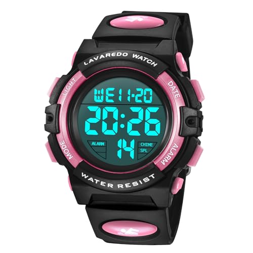 aswan watch Digitaluhr Kinder Mädchen mit Wecker,Stoppuhr,LED Licht,Datum-Sport Armbanduhr mit Silikonarmband-M aswan watch Digitaluhr Kinder Mädchen mit Wecker,Stoppuhr,LED Licht,Datum-Sport Armbanduhr mit Silikonarmband-M von aswan watch
