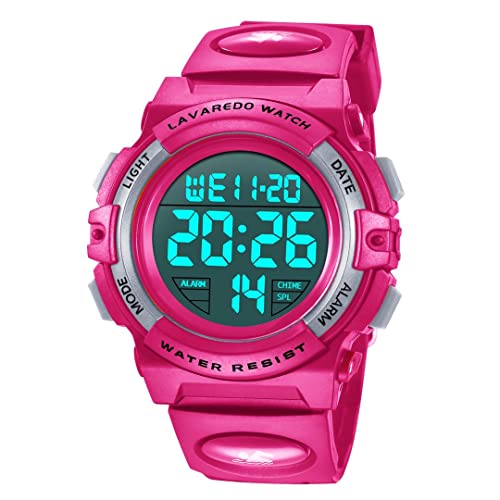 aswan watch Digitaluhr Kinder Mädchen mit Wecker,Stoppuhr,LED Licht,Datum-Sport Armbanduhr mit Silikonarmband-M aswan watch Digitaluhr Kinder Mädchen mit Wecker,Stoppuhr,LED Licht,Datum-Sport Armbanduhr mit Silikonarmband-M von aswan watch