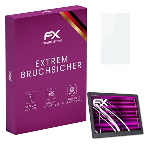 atFoliX Glasfolie kompatibel mit Andoer Digitaler Bilderrahmen 15.6 Zoll 1280x800 Panzerfolie, 9H Hybrid-Glass FX Schutzpanzer Folie atFoliX Glasfolie kompatibel mit Andoer Digitaler Bilderrahmen 15.6 Zoll 1280x800 Panzerfolie, 9H Hybrid-Glass FX Schutzpanzer Folie von atFoliX