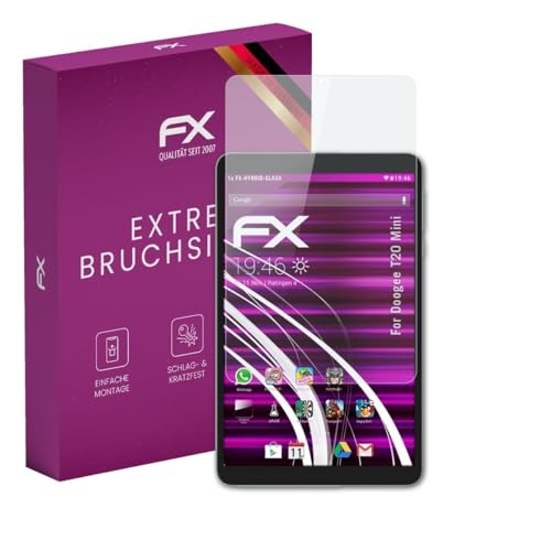 atFoliX Glasfolie kompatibel mit Doogee T20 Mini Panzerfolie, 9H Hybrid-Glass FX Schutzpanzer Folie atFoliX Glasfolie kompatibel mit Doogee T20 Mini Panzerfolie, 9H Hybrid-Glass FX Schutzpanzer Folie von atFoliX