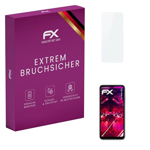 atFoliX Glasfolie kompatibel mit Nokia G22 Panzerfolie, 9H Hybrid-Glass FX Schutzpanzer Folie atFoliX Glasfolie kompatibel mit Nokia G22 Panzerfolie, 9H Hybrid-Glass FX Schutzpanzer Folie von atFoliX