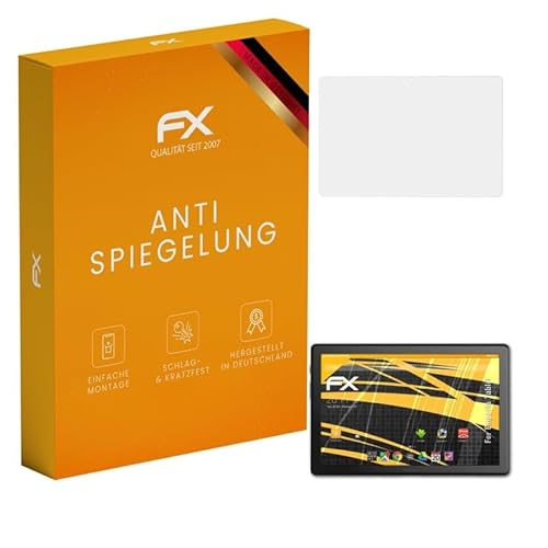 atFoliX Panzerfolie kompatibel mit Emporia Tablet Schutzfolie, entspiegelnde und stoßdämpfende FX Folie (2X) von atFoliX