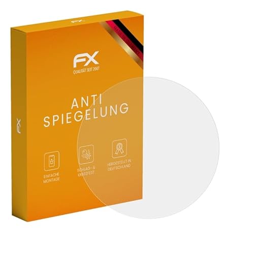 atFoliX Panzerfolie kompatibel mit Hama Smartwatch 9000 Schutzfolie, entspiegelnde und stoßdämpfende FX Folie (3X) von atFoliX