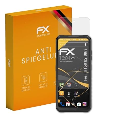 atFoliX Panzerfolie kompatibel mit IIIF150 B2 Ultra Schutzfolie, entspiegelnde und stoßdämpfende FX Folie (3X) von atFoliX