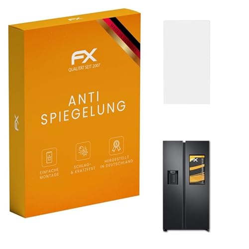 atFoliX Panzerfolie kompatibel mit Samsung RS68N8941B1/EF Schutzfolie, entspiegelnde und stoßdämpfende FX Folie (2X) von atFoliX