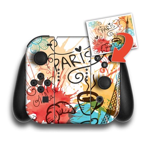 atFoliX Personalisierbare Designfolie kompatibel mit Nintendo Switch Joy Con Controller - gestalte deinen Skin Aufkleber im Custom-Konfigurator einfach selbst atFoliX Personalisierbare Designfolie kompatibel mit Nintendo Switch Joy Con Controller - gestalte deinen Skin Aufkleber im Custom-Konfigurator einfach selbst von atFoliX