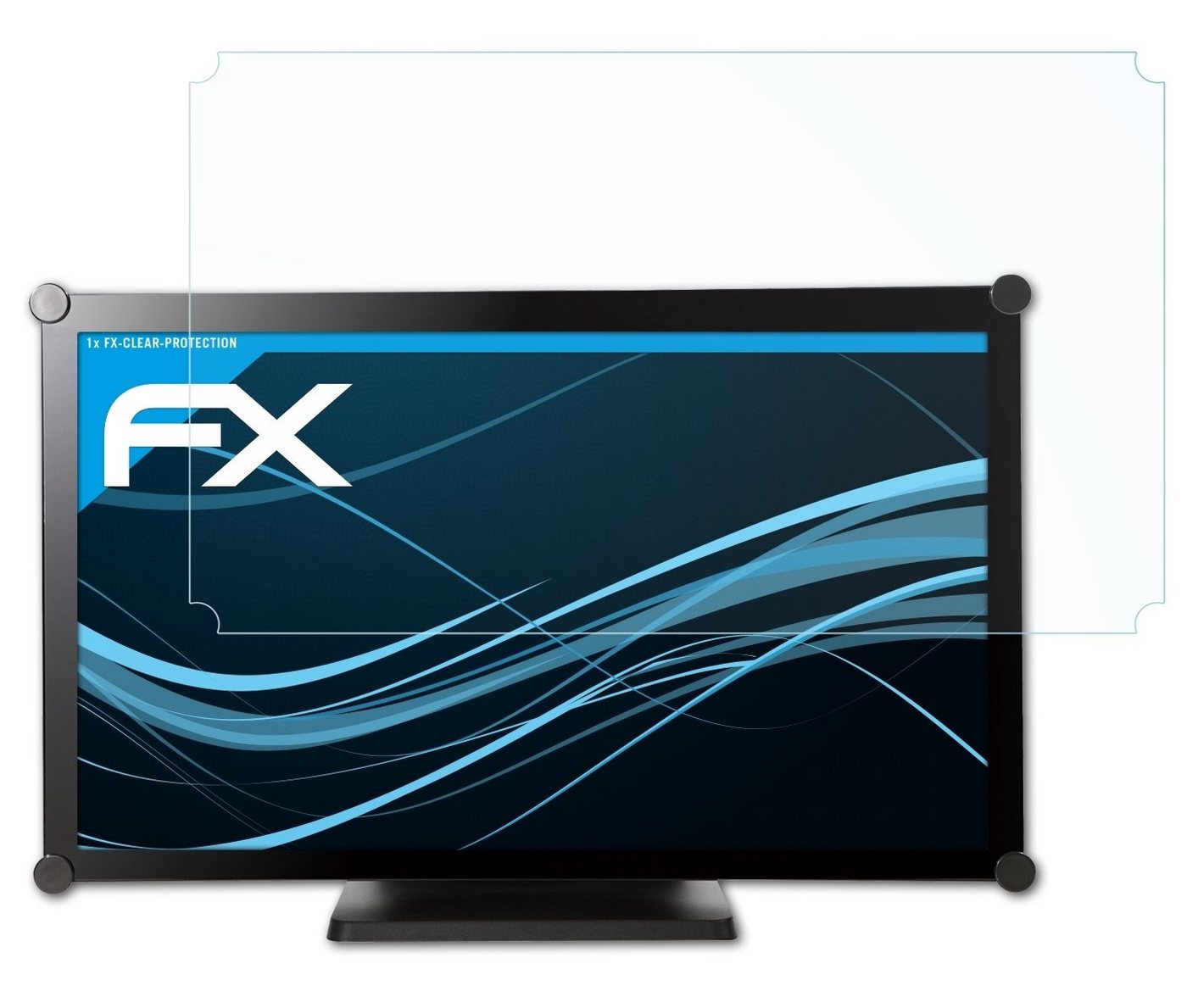 atFoliX Schutzfolie Displayschutz für AG Neovo TX-2202A, Ultraklar und hartbeschichtet von atFoliX