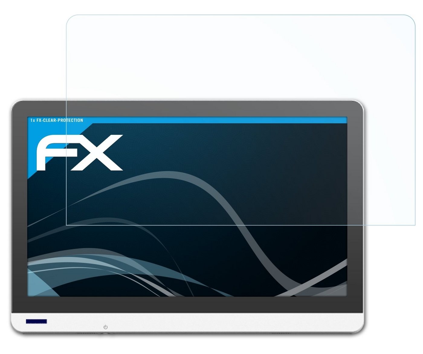 atFoliX Schutzfolie Displayschutz für Advantech POC-824, Ultraklar und hartbeschichtet von atFoliX