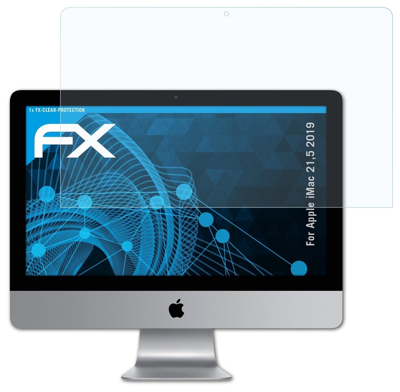 atFoliX Schutzfolie Displayschutz für Apple iMac 21,5 2019, Ultraklar und hartbeschichtet von atFoliX
